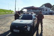 PM de Araranguá ativa viatura no extremo-sul da cidade